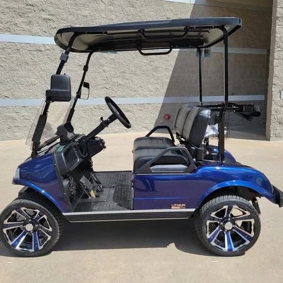 2024 Evolution Classic 2 Plus- Street Legal Golf Cart - Mediterranean Blue